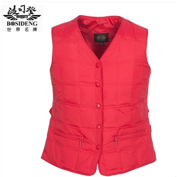 <em>波司登</em>2013新款<em>中老年</em>羽绒背心<em>马甲女</em>B1301