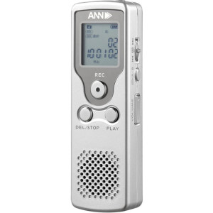 ANN C200 语言学习型 8G 录音笔 银色 一键录