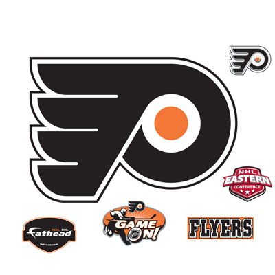 Fathead Philadelphia Flyers Logo Vinyl Wall G