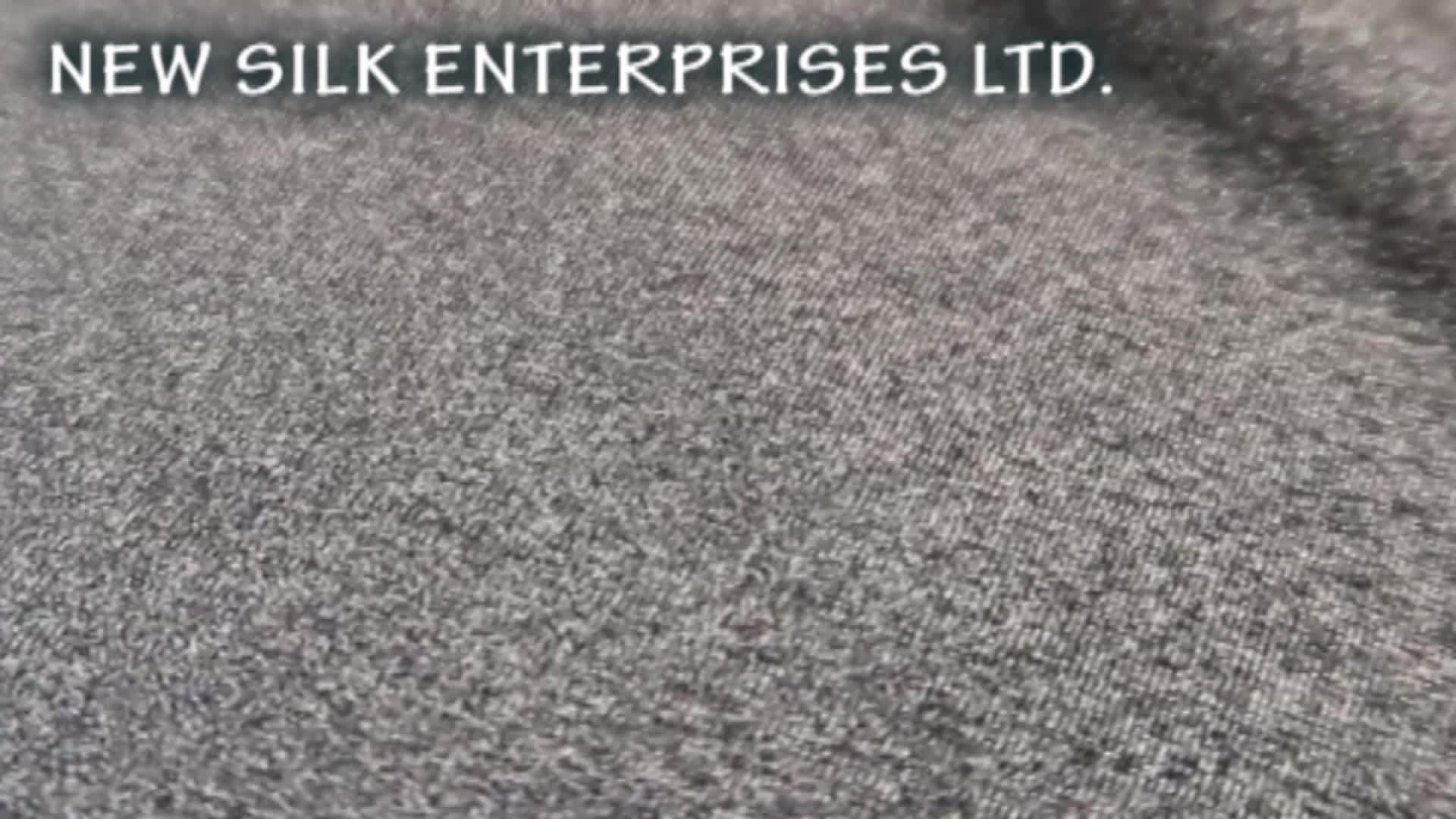 Tactel Polyester Quick Dry Color Melange Jersey Fabric For Underwear