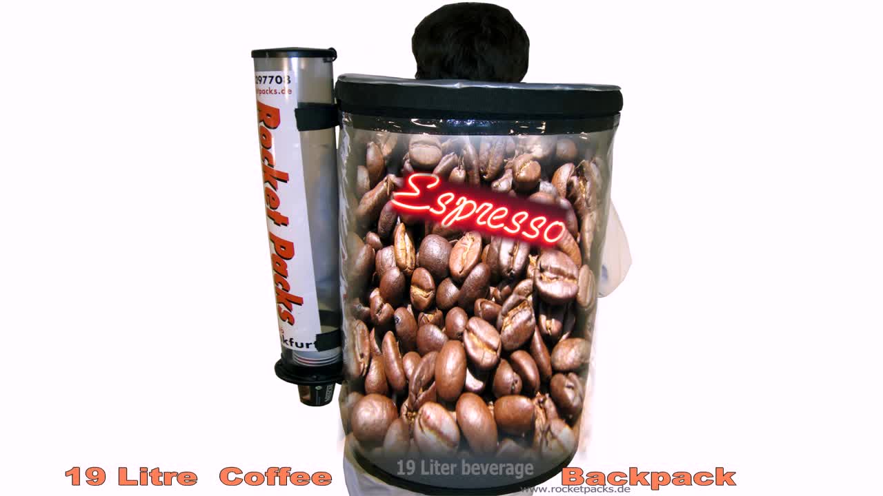 Coffee Dispensing Backpack Rocketpacks Buy Drinking Water Backpack,Hot Pack Backpack,Backpack