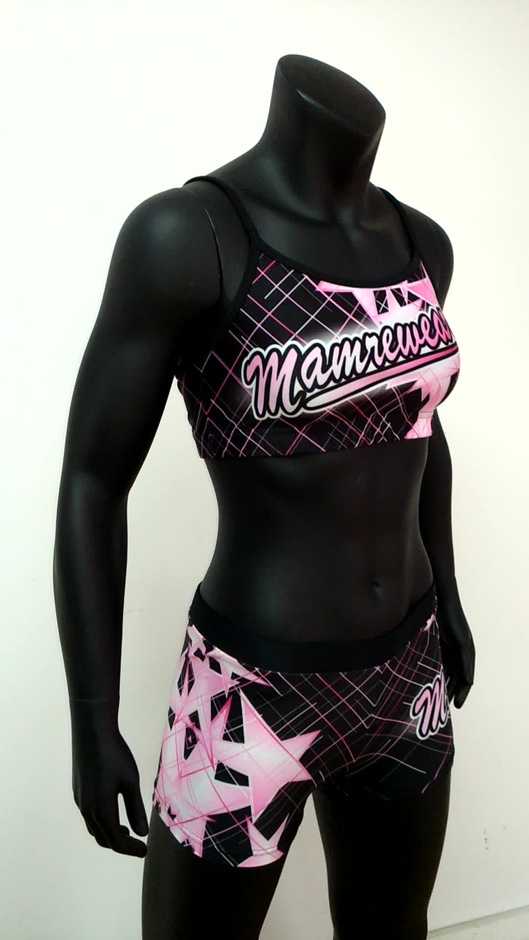 Wholesale Sports Bra And Shorts,High Quality Cheerleading Uniform,Customize Sublimation All Star