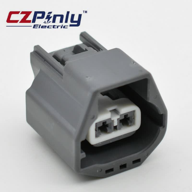 2 Pin Gray Female Waterproof Car Electrical Connector Wire Connector
