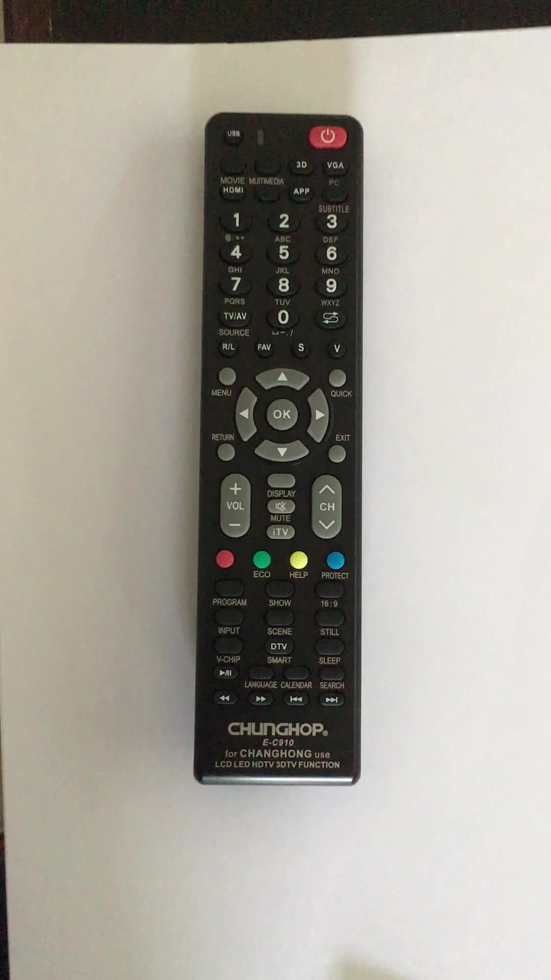 Universal Remote Control E-P912 Use for Panasonic Use LCD Universal Remote Control E-P912 Use for Panasonic Use LCD