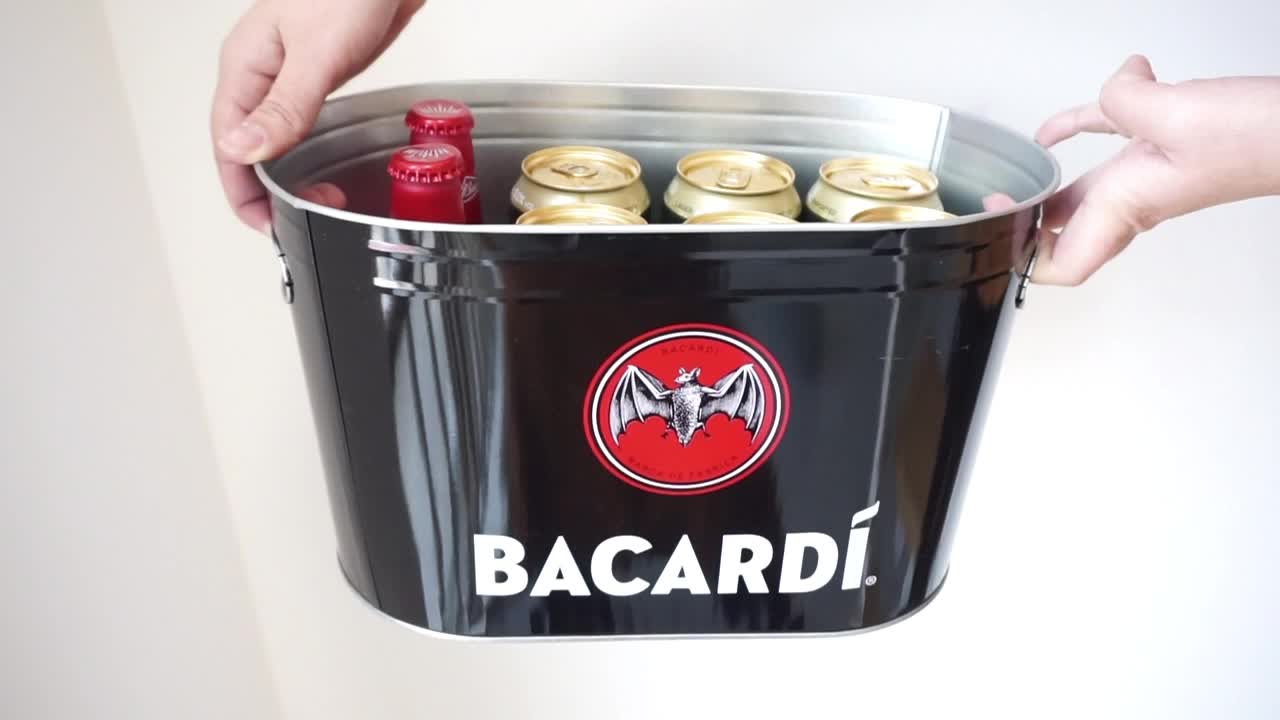 Metal Ice Bucket The Bay With Handles For Drinks Buy Metal Ice Bucket