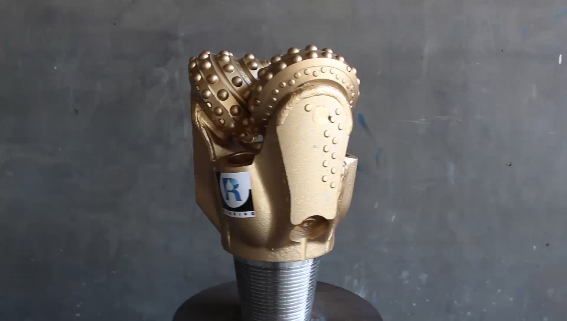 Water Oil Gas Well Rock Drilling Equipment Tricone Drill Head 3 Cone 8