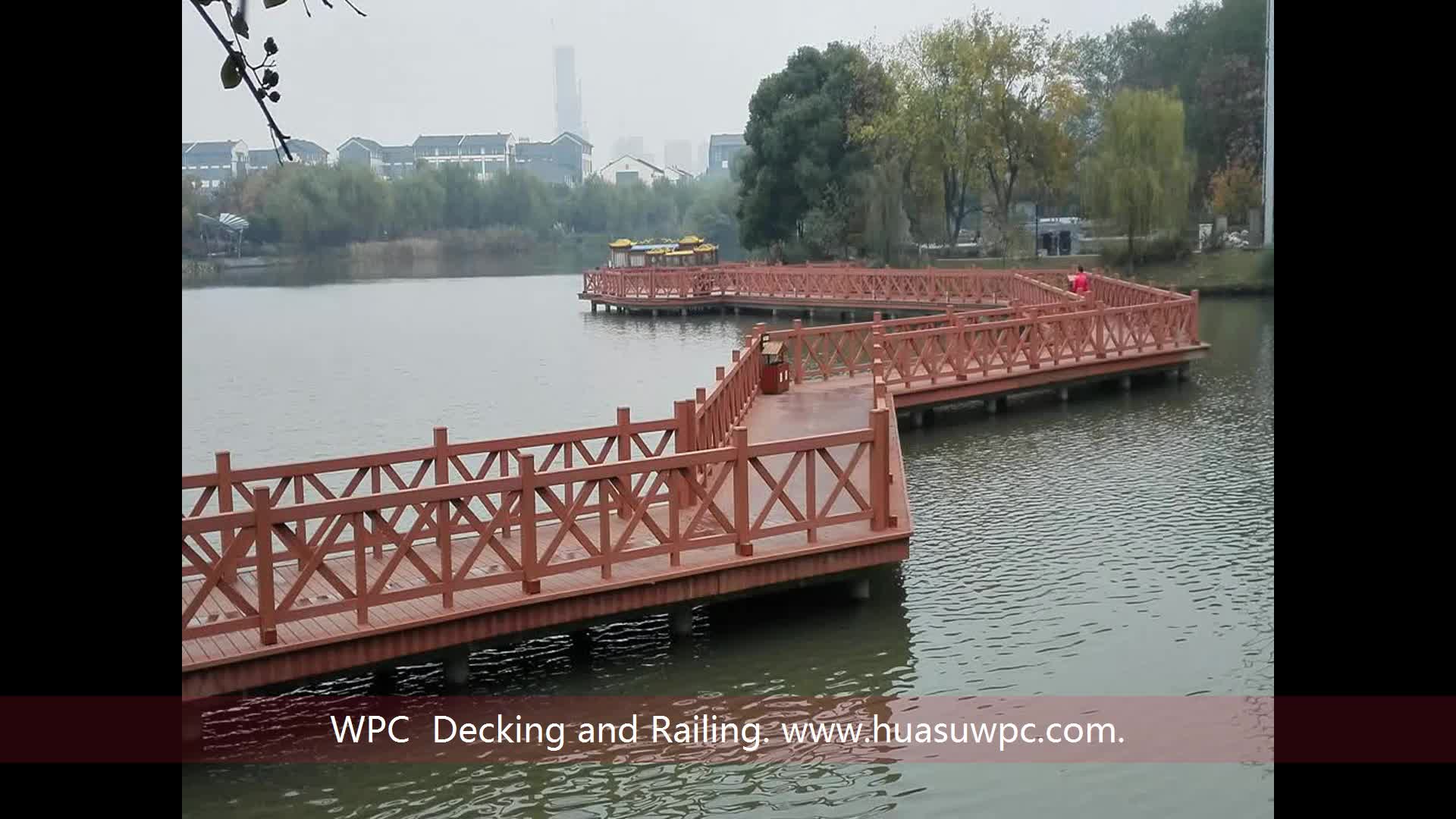 Pagar Tubing Koridor Taman Tekstur Kayu Rekayasa Murah Buy Pagar