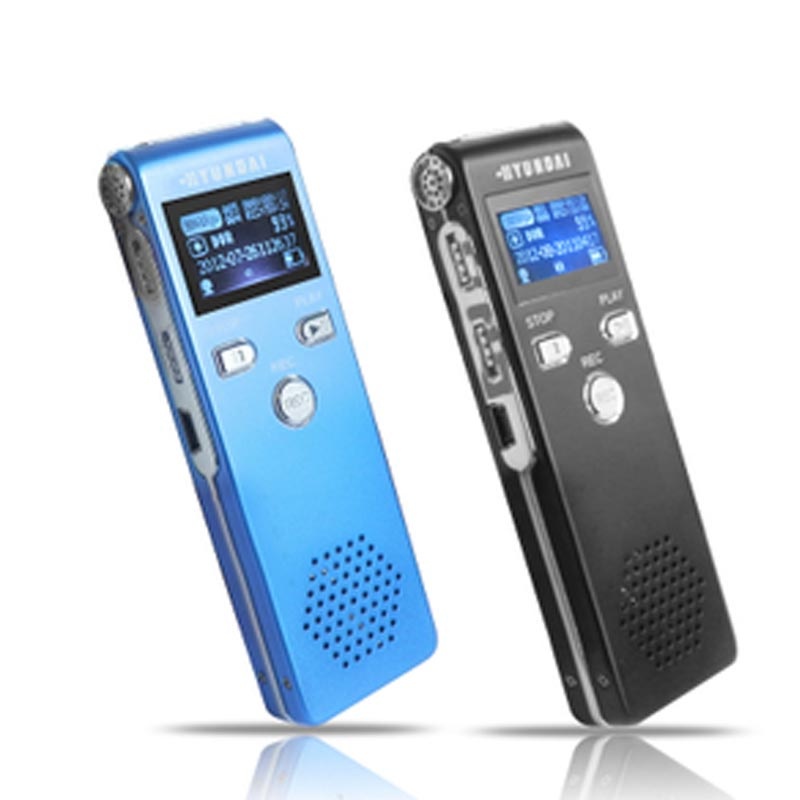 现代录音笔 HYM 1068 8G 双麦克立体声 降噪 