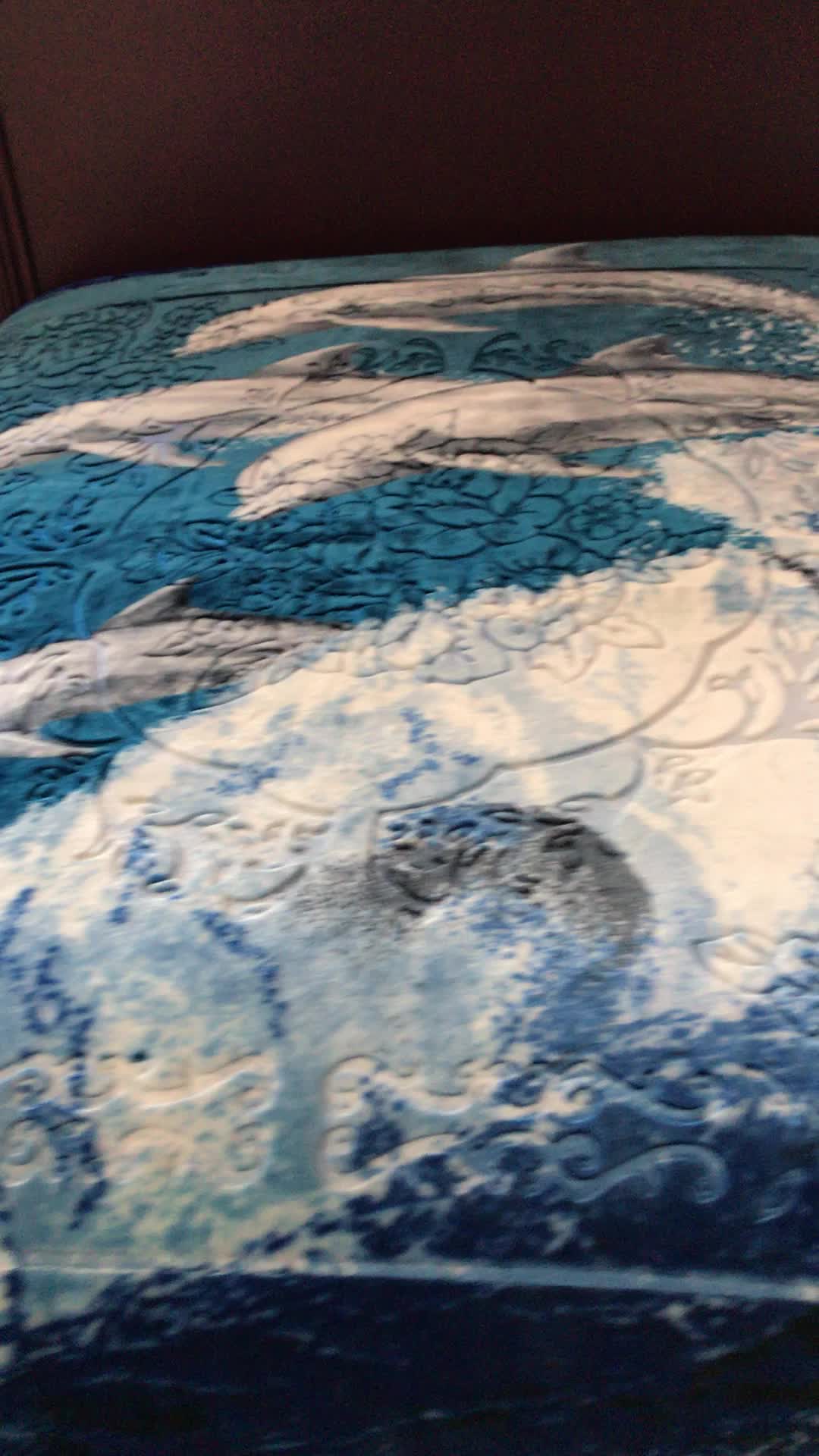 Dolphin Blankets Raschel Polyester Mink Embossed Dolphin Blanket Buy Dolphin Blankets,Raschel