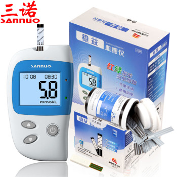 三诺(SANNUO)稳益型血糖仪(新款) (机器+50试