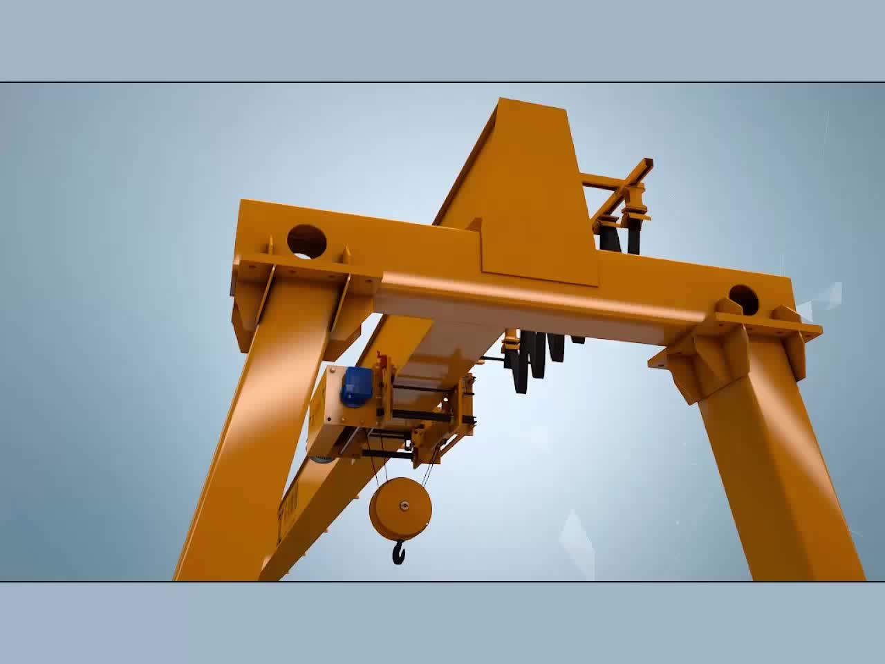 Mg Type Car Lifting Gantry Crane With Hooks And Boxtype 20/5t Buy