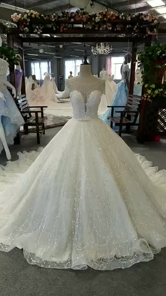 Jancember Lss038 African Muslim Wedding Dress Plus Size Pictures