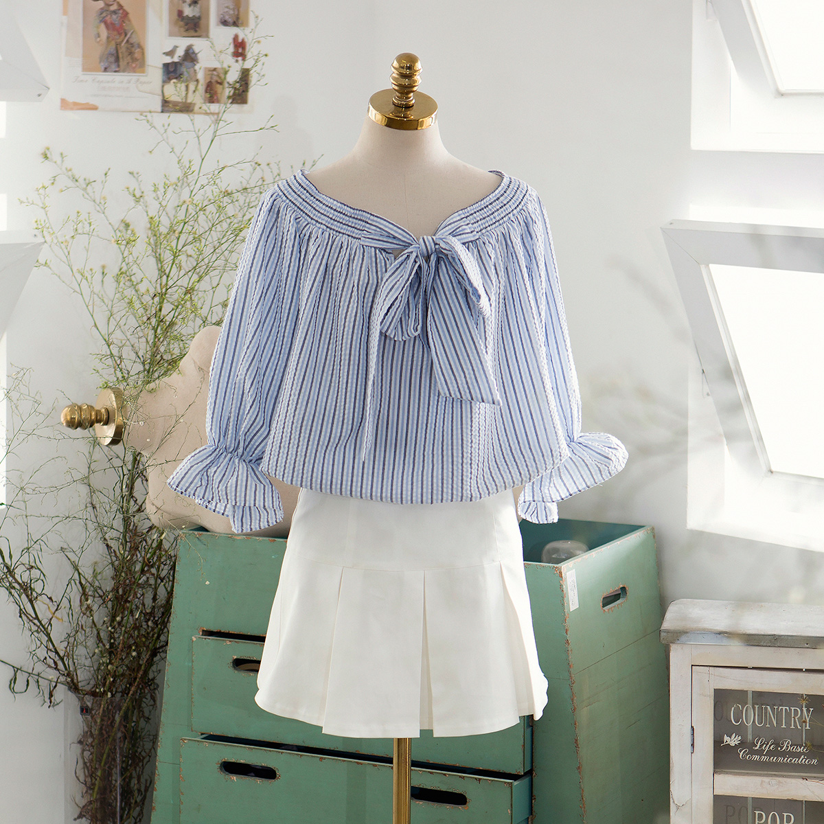 没有一字领 怎么当女神_蜜儿网_街头_美搭_淘