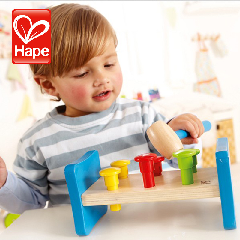 德国hape工具敲敲乐1-2岁婴儿童益智玩具 一岁
