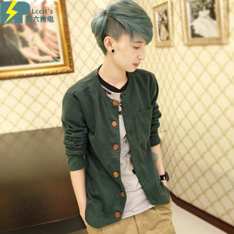 舰店】包邮2013秋装男装新品 韩版修身<em>时尚</em>圆