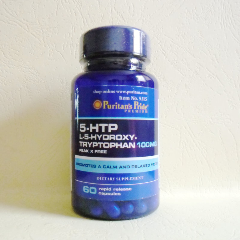 美国普丽普莱5-HTP五羟基色氨酸 改善睡眠抗