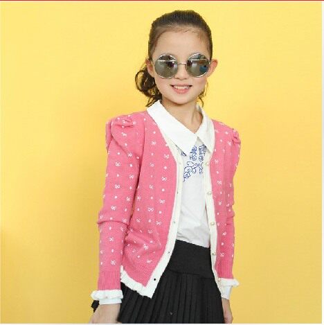 2013秋装新款<em>大女童</em>针织衫<em>开衫</em>韩国薄款儿童