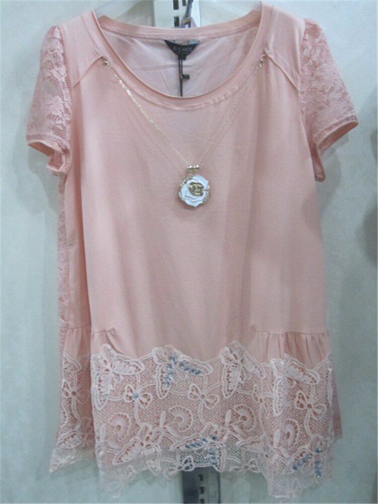 E空间13夏新款<em>阿朵</em>风<em>韩版</em>时尚圆领短袖上衣T