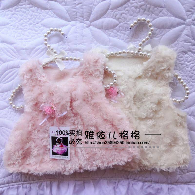 原创<em>自制</em>春秋宝宝<em>马甲</em>婴儿披肩背心毛绒外套童