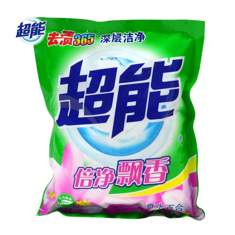 【天猫超市】超能洗衣粉去渍365(倍净飘香)320g 百合香 衣物清洁|一淘网优惠购|购就省钱