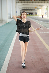 韩国代购春夏季瑜伽服套装女健身房跑步运动显