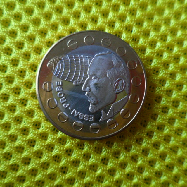 国硬币钱币收藏 格陵兰1欧元 双色欧元样币|一