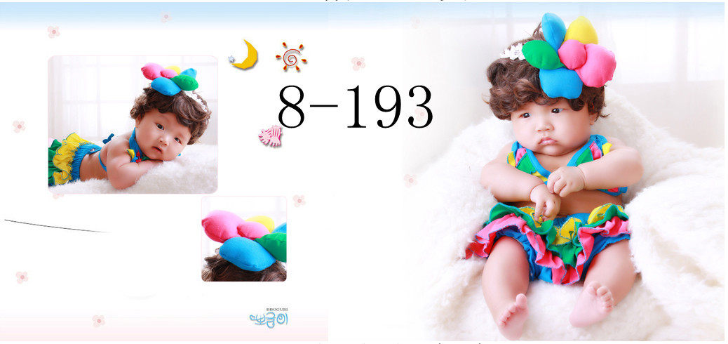 出租影楼<em>服装</em>婴幼儿百天<em>女宝宝</em>照像<em>衣服diy</em>艺