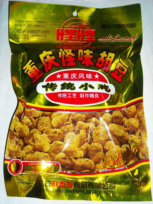 重庆风味 巴渝一绝 重庆怪怪牌怪味胡豆 怪味豆
