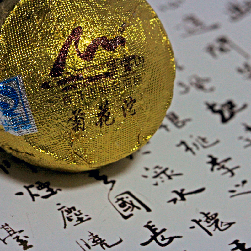 雾露山 菊花熟普洱茶菊普茶云南迷你小沱茶有