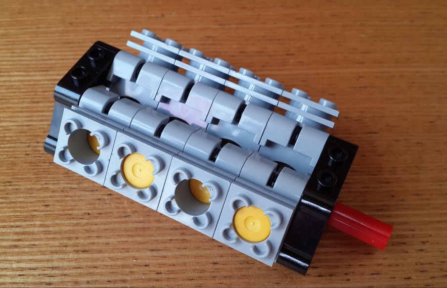 LEGO 乐高V8发动机模型 黑灰板(全新)特价|一