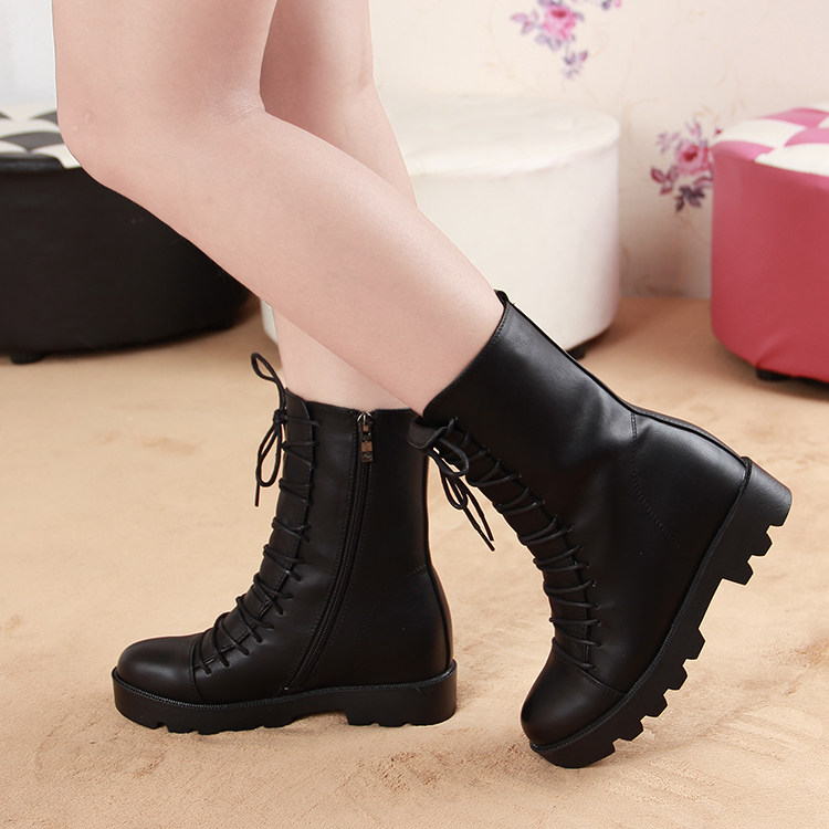 卓诗尼 2013冬季<em>新款女靴子</em> 欧美平跟保暖舒适