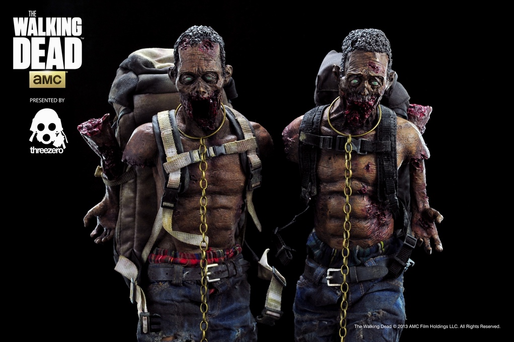 3a threezero 行尸走肉 丧尸人偶 宠物僵尸 zombie 限量套装 现货