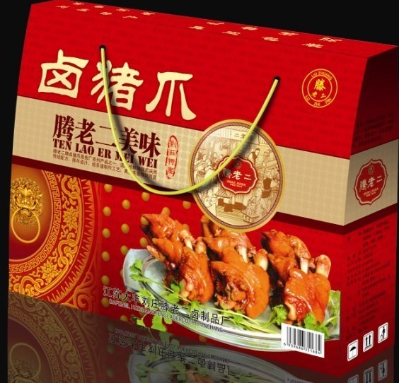 土特产江苏特产大丰特产正宗刘庄卤猪爪香肚礼