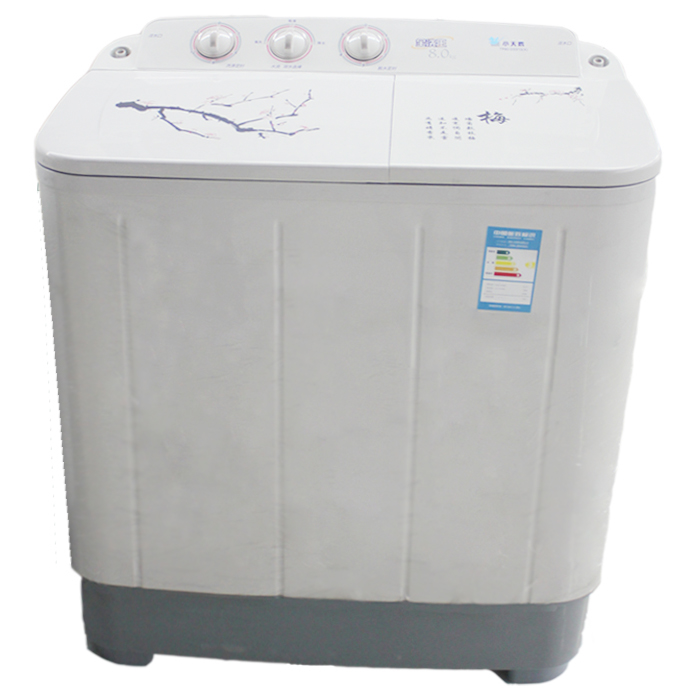 小天鹅双桶洗衣机TP80-DS910灰色正品全国联