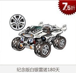 『皇冠信誉』QQ飞车A车纪念版白银雷诺180天