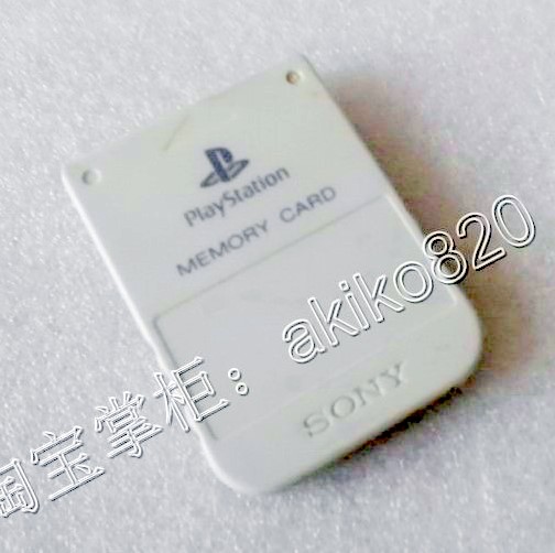 psone ps1游戏机 原装记忆卡 可在ps2 7w 9w机器上正常使用