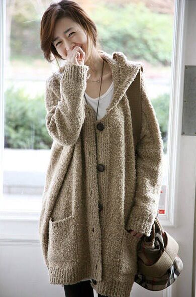2014春季装新款大码<em>开衫连帽</em>针织<em>毛衫长款毛</em>