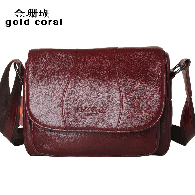 <em>女式</em>真皮牛皮小<em>斜背包</em>斜跨包包单肩包休闲女士