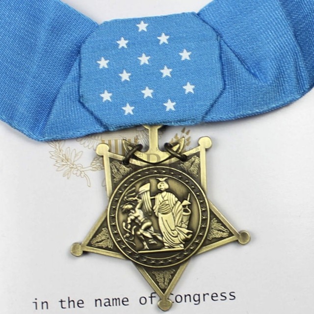 美国国会荣誉勋章 美军 奖章 medal of honor海军/海军陆战队版