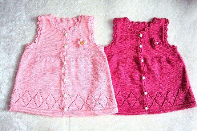 <em>毛线背心</em>裙纯手工编织紫貂线2-4岁<em>儿童开衫背</em>