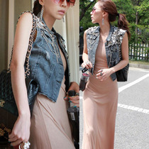 女士<em>马甲</em>夏季热销爆款|夏季<em>牛仔马甲搭配</em>,淘宝