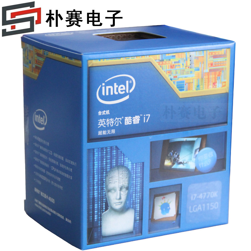 Intel\/英特尔酷睿I7 4770K 四核CPU 中文正品原