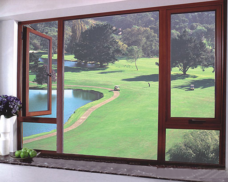 铝合金门窗 平开窗 外开窗户 隔音铝窗户 隔音玻