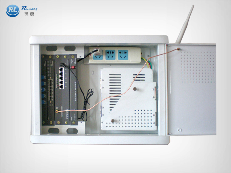 锐良弱电箱家用套装带无线路由器模块光纤入户智能多媒体集线箱