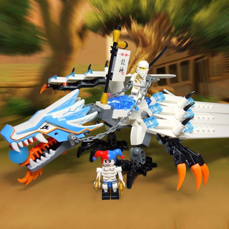 lego乐高幻影忍者积木冰龙进攻 男孩儿童启蒙拼装插益智玩具 正品