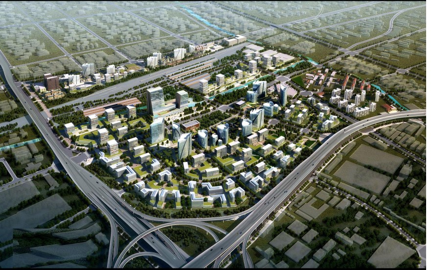 北上海现代物流商务园区城市设计方案规划资料