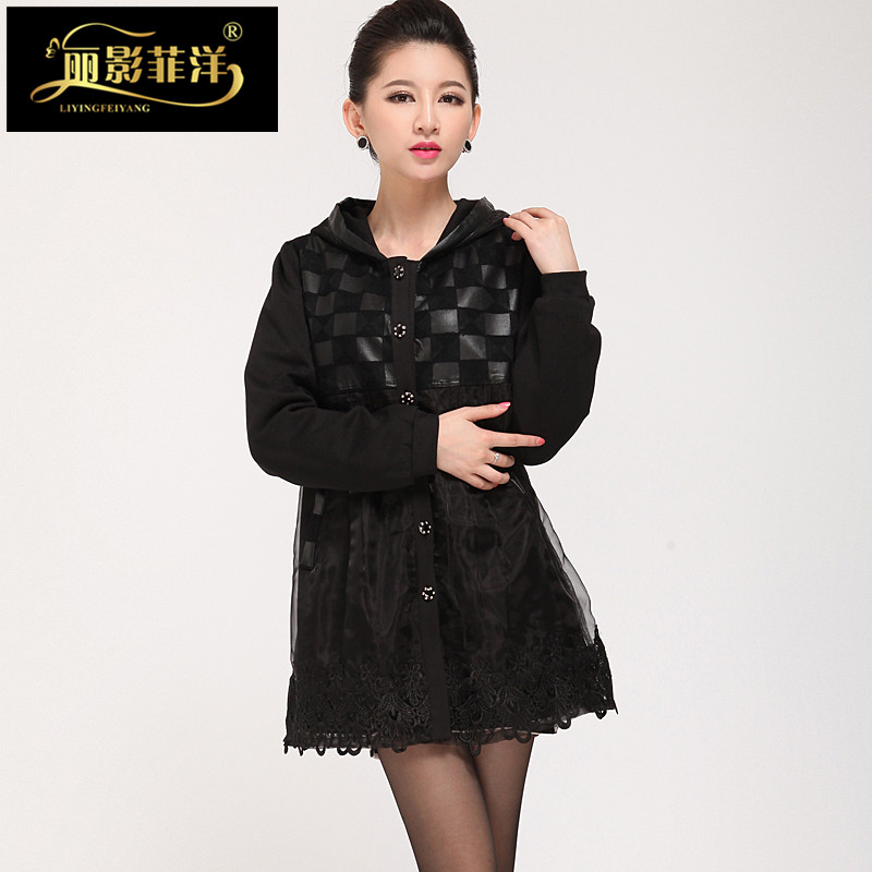 丽影菲洋2013<em>新款</em>秋<em>冬装女士外套</em>绣花<em>上衣</em>韩