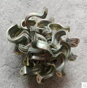 铁皮管码U型管卡铁镀锌骑马卡固定卡夹子管卡