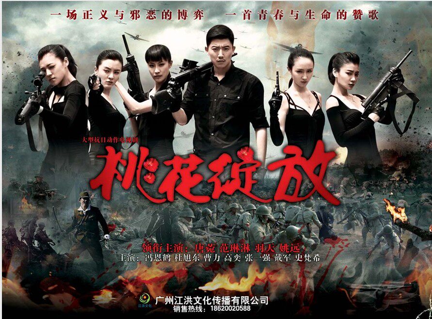 抗日战争<em>电视剧连续剧</em>《<em>女子炸弹</em>部队之-桃花