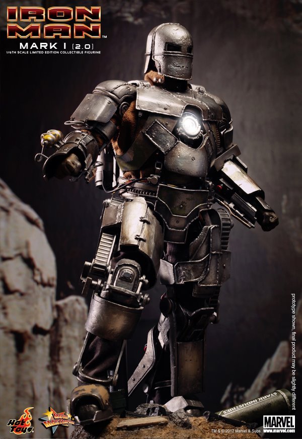 一念入模—hot toys ht 初版钢铁侠 iron man mk1 2.0版